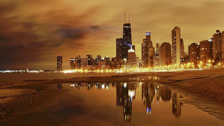 Chicago Skyline Wallpaper 1920x1080 (66 images) - DodoWallpaper.