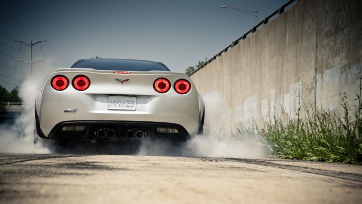 Wallpaper : smoke, USA, sports car, Burnout, Chevrolet Corvette C6 ZR1 