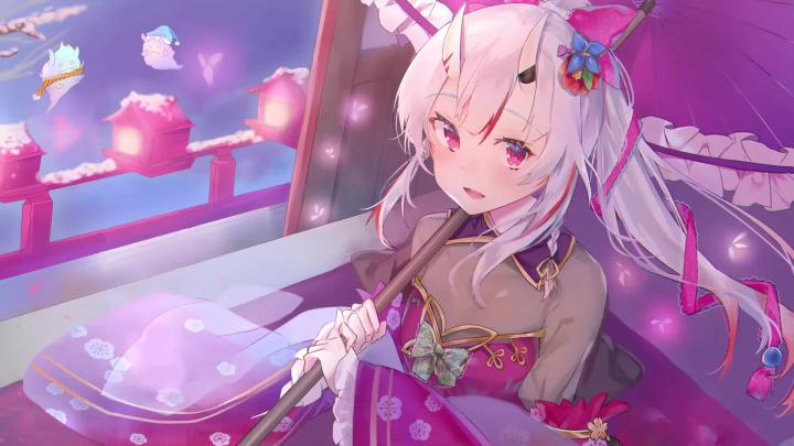 Nakiri Ayame 60Fps Anime - Free Live Wallpaper - Live Desktop Wallpapers