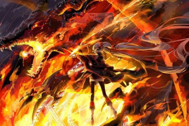 Fire Dragon Wallpaper \u00b7\u2460 