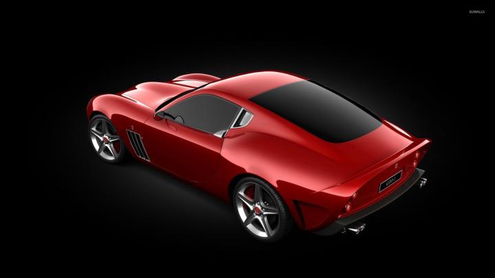 Top view of a Ferrari 250 GTO wallpaper - Car wallpapers - #52076