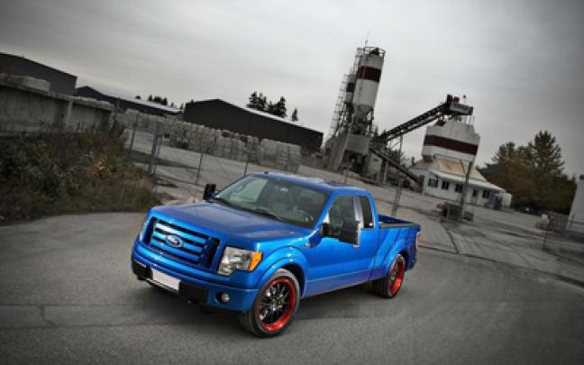 2009 Blue Ford F-150 front side view wallpaper - Car wallpapers - #50783