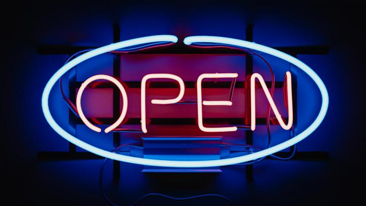 Open Neon Sign HD Wallpaper 66625 1920x1080px