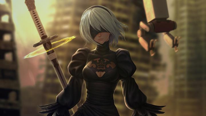 3840x2160 Nier Automata Game Artwork 4k 4k HD 4k Wallpapers, Images 