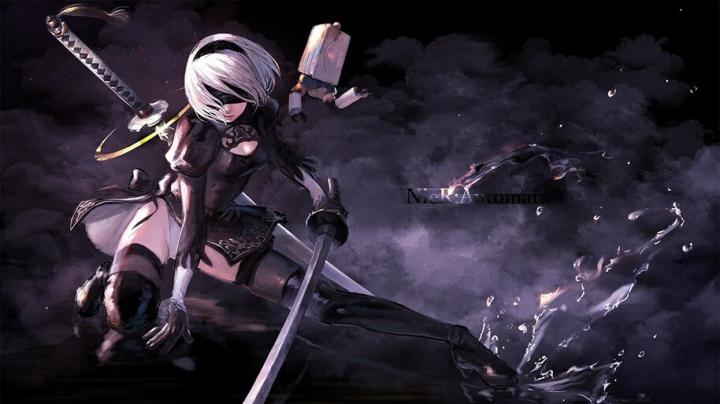2B, Nier Automata, Sword, Katana, 4K, #6.583 Wallpaper