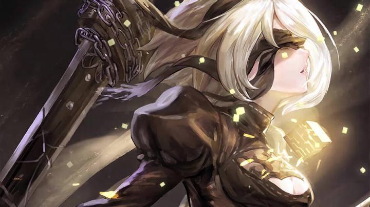 Download Nier Automata Gold Live Wallpaper Wallpaper | Wallpapers.com
