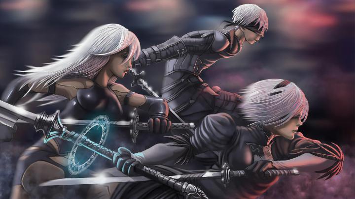 3840x2160 NieR Automata Team 4k HD 4k Wallpapers, Images, Backgrounds 