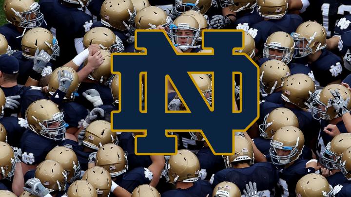 Notre Dame Fighting Irish Background in HD 1080p with Logo - HD 