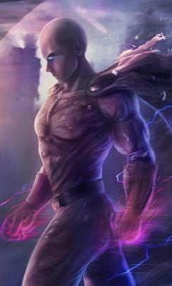 1280x2120 Saitama One Punch Man Artwork iPhone 6+ HD 4k Wallpapers 