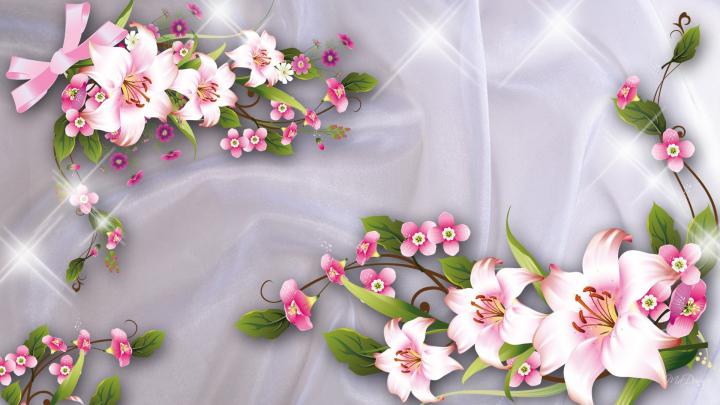 Pink Flower Desktop Wallpaper \u00b7\u2460 
