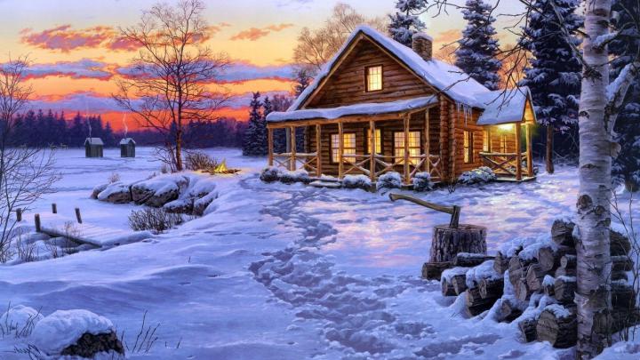 Rustic Log Cabin Wallpaper (56+ images)
