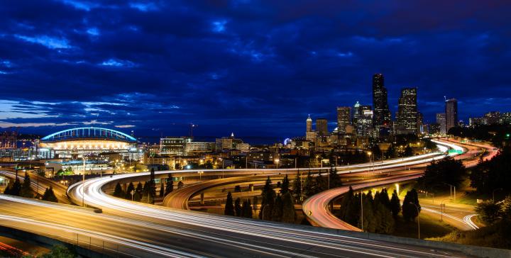 washington, Seattle, Sunset Wallpapers HD \/ Desktop and Mobile Backgrounds