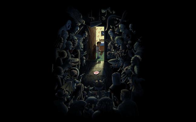 Very Scary Halloween Desktop Wallpaper -