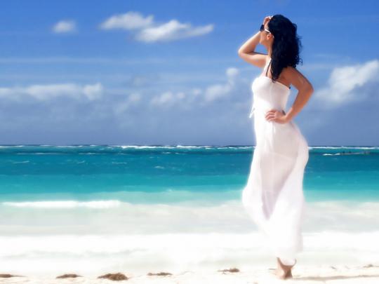 Beaches Sea Brunette