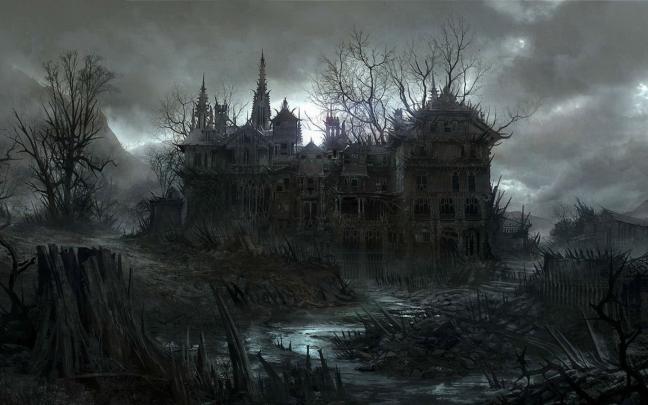 Free download HALLOWEEN dark haunted house spooky wallpaper 1920x1080 