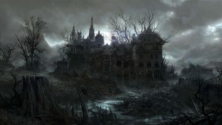 Free download HALLOWEEN dark haunted house spooky wallpaper 1920x1080 