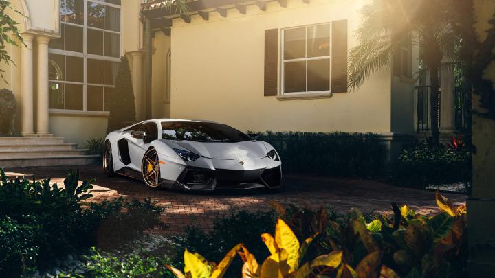 ADV1 Matte Lamborghini Aventador Wallpaper | HD Car Wallpapers | ID #5523