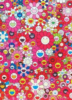 Takashi Murakami Wallpaper Iphone \/ Murakami Mylar wall cover 