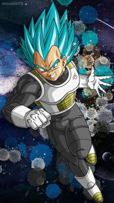 Download Vegeta SSJBlue Wallpaper Wallpaper | Wallpapers.com