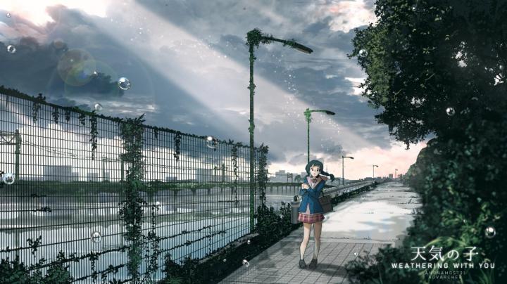 Anime Weathering With You Hina Amano Wallpaper Background Images 