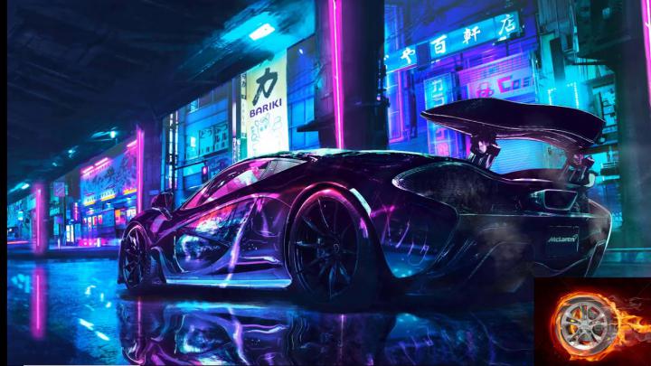 The Best Wallpapper: Neon Car Wallpaper Engine