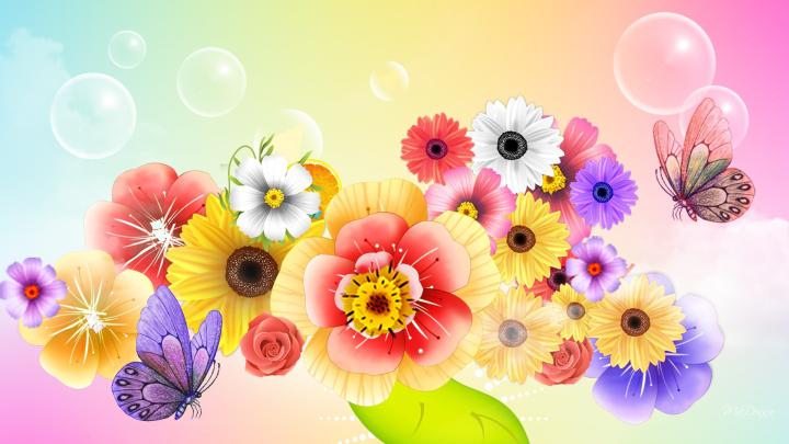Beautiful Butterflies and Flowers Wallpapers (56+ images)