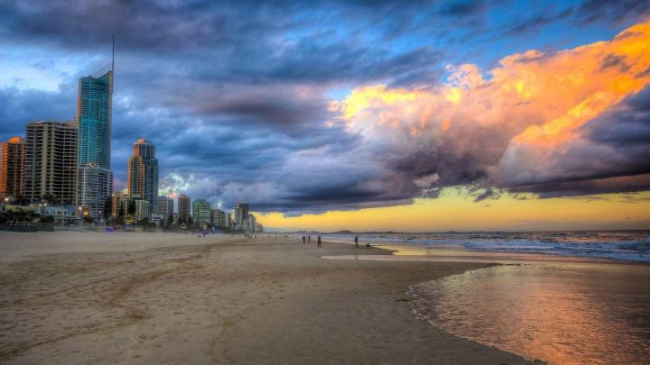 1920x1080 widescreen wallpaper city | Beach wallpaper, Clouds 