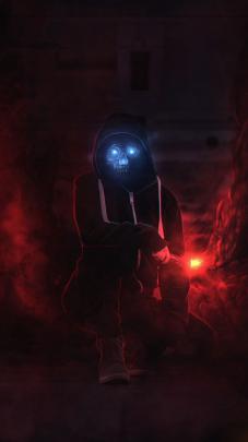 Wallpaper Anonymous Hoodie 4k Hd