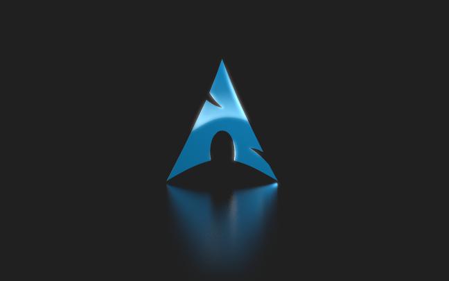 Black Arch Linux Wallpaper -