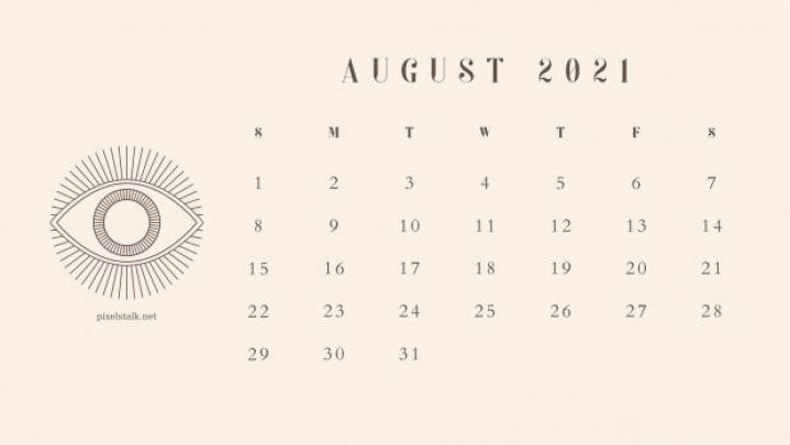 August 2021 Calendar Wallpapers HD Free Download