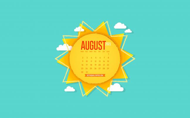 August 2021 Calendar Wallpapers - Top Free August 2021 Calendar 