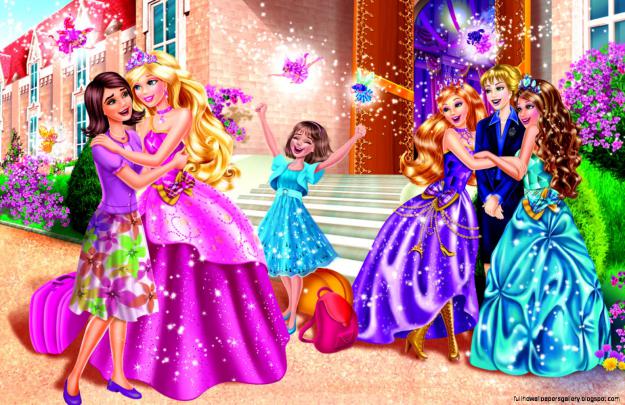 Download Barbie Princess Charm School Famous Cartoons - Barbie Princess 