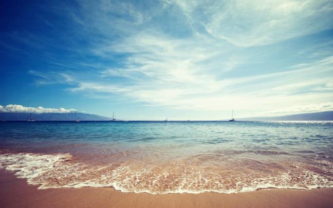 ocean beach boats seascapes 2560x1600 wallpaper \u2013 Nature Beaches HD 