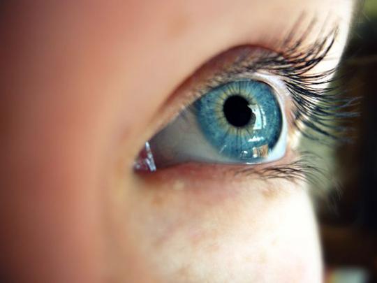 Cell Phone Wallpapers: Beautiful blue eyes close up