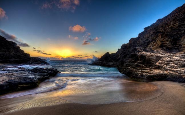 sunset, Sunrise, Sand, Sky, Sky, Sun, Landscape, Nature, Scenery 