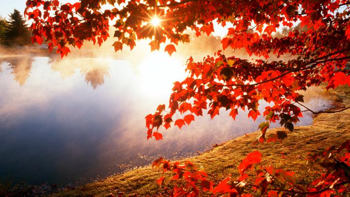 Beautiful Autumn Lake Landscape Wallpapers HD \/ Desktop and Mobile 