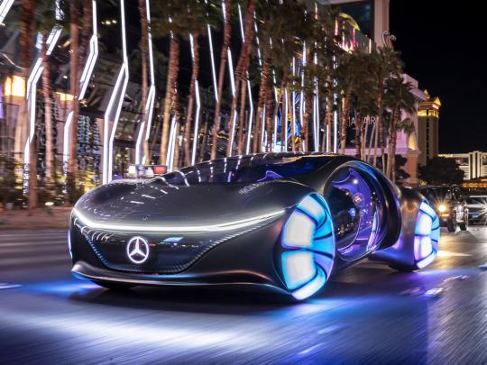 Desktop wallpaper mercedes-benz vision avtr, on-road, concept car, 2020 
