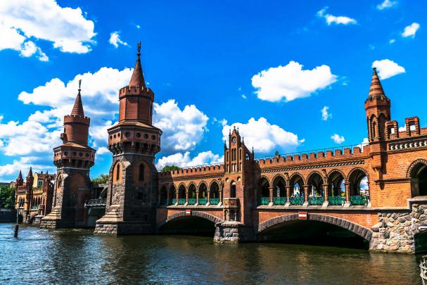 germany, Berlin, Rivers, Bridges, Sky, Design, Clouds, Cities 