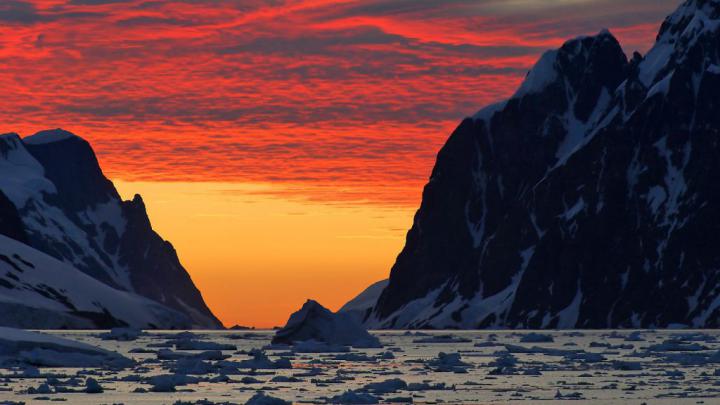 Red Antarctica \u2013 Bing Wallpaper Download