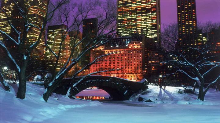City Winter Wallpaper -