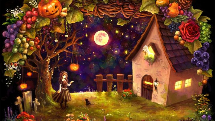 [44+] Free Halloween Desktop Wallpaper 1600x900 