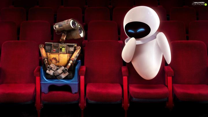 seats, Wall E, cinema - For phone wallpapers: 1920x1080