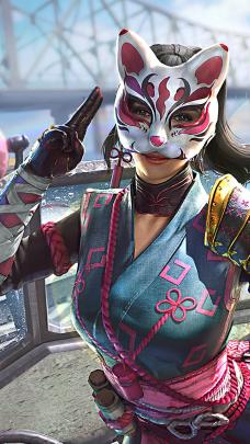 Ninja Girl PUBG Wallpaper 5616