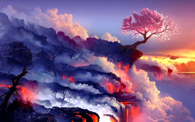 Sunset Cherry Blossom Wallpapers - Top Free Sunset Cherry Blossom 