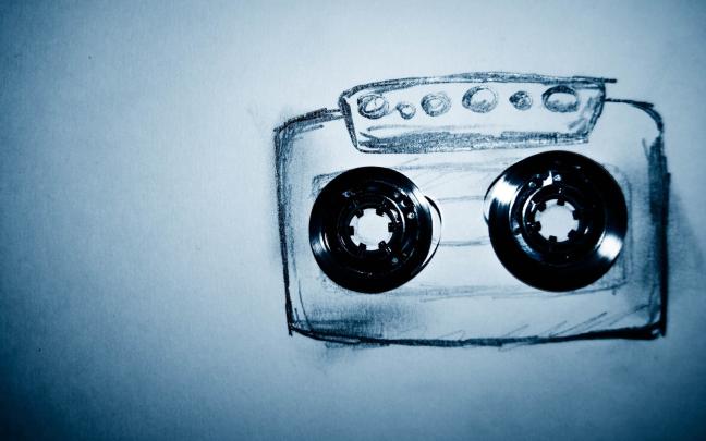 Cassette Tape Drawing | Full HD Desktop Wallpapers 1080p