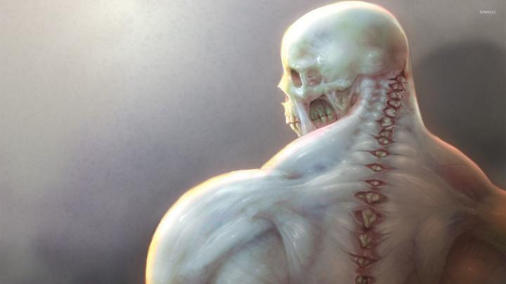 Creepy skeleton wallpaper - Fantasy wallpapers - #26240