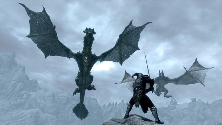 Skyrim Dragon Wallpaper -