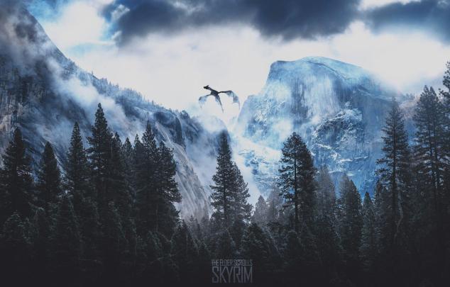 Skyrim HD Mountain Wallpapers - Top Free Skyrim HD Mountain Backgrounds 