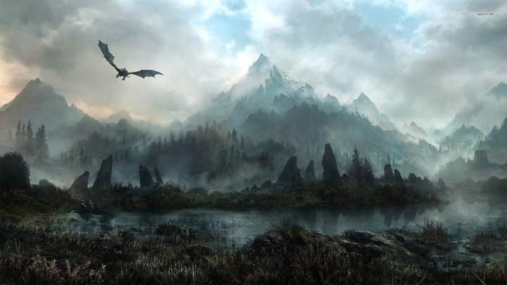 Skyrim HD Mountain Wallpapers - Top Free Skyrim HD Mountain Backgrounds 