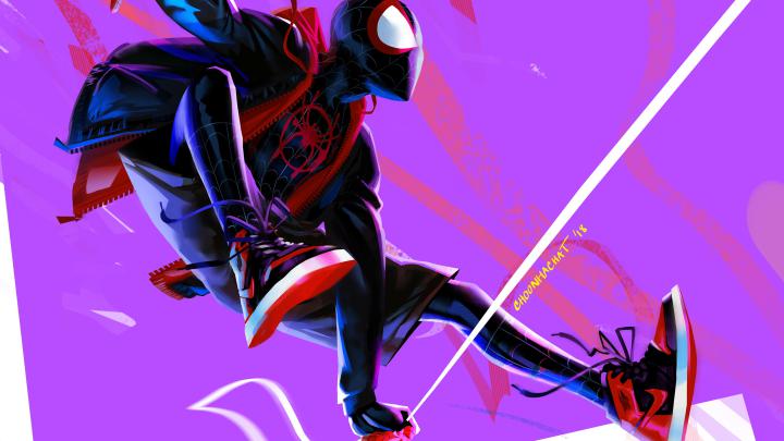 Aesthetic Spider Man Into The Spider Verse Wallpaper 1920x1080 